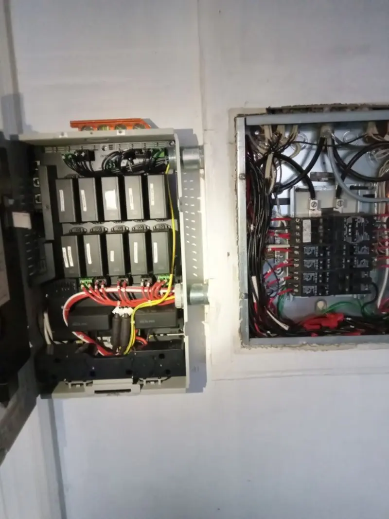 Electrical panel upgrade completed for Indoor Lighting Installation in Quincy